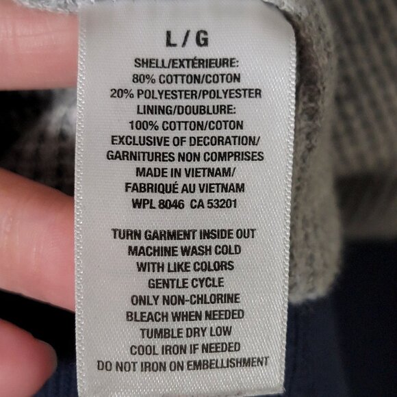 Aeropostale Womens Y2K Varisity 2000s Preppy Graphic Patchwork Hoodie Jacket L - Picture 15 of 15